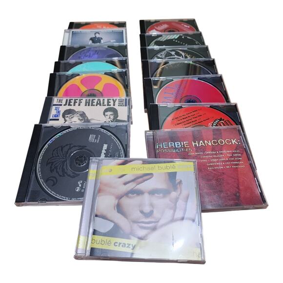 Lot of 15 Music CDs Vintage Oldies Country Soft Rock Jazz Mixed Genres W Cases - Picture 9 of 9